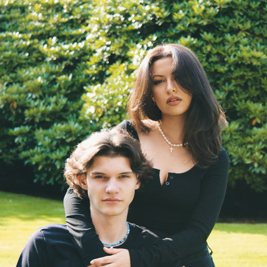 Couple’s Matching Cross Necklaces – Exclusive One-of-a-Kind Set