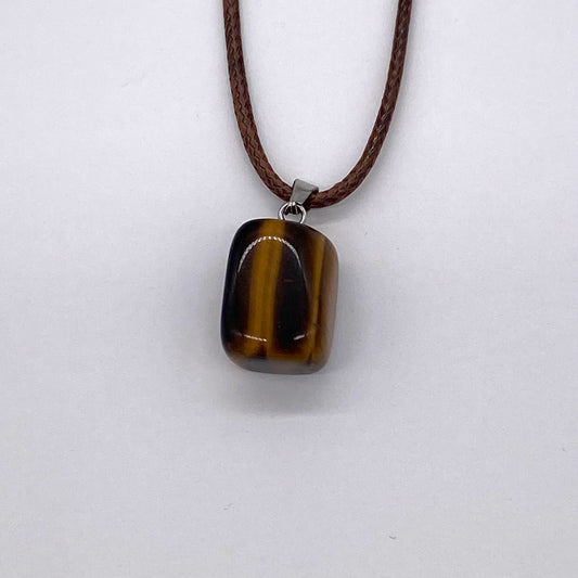 Natural Stone Duo Pendant Necklaces