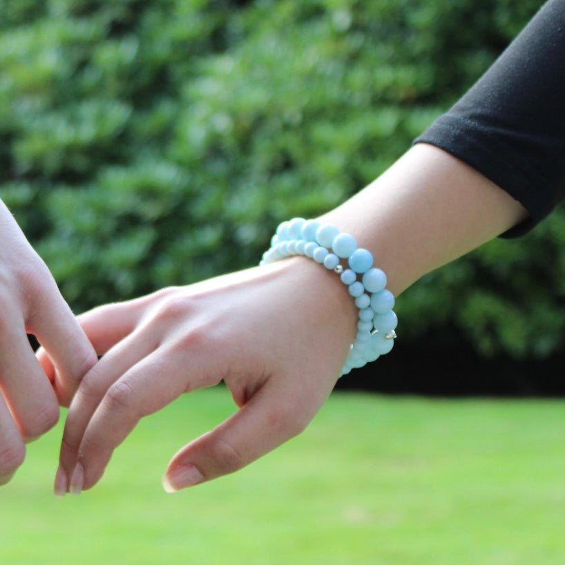 Pair of Ceramic Beaded Stretch Bracelets