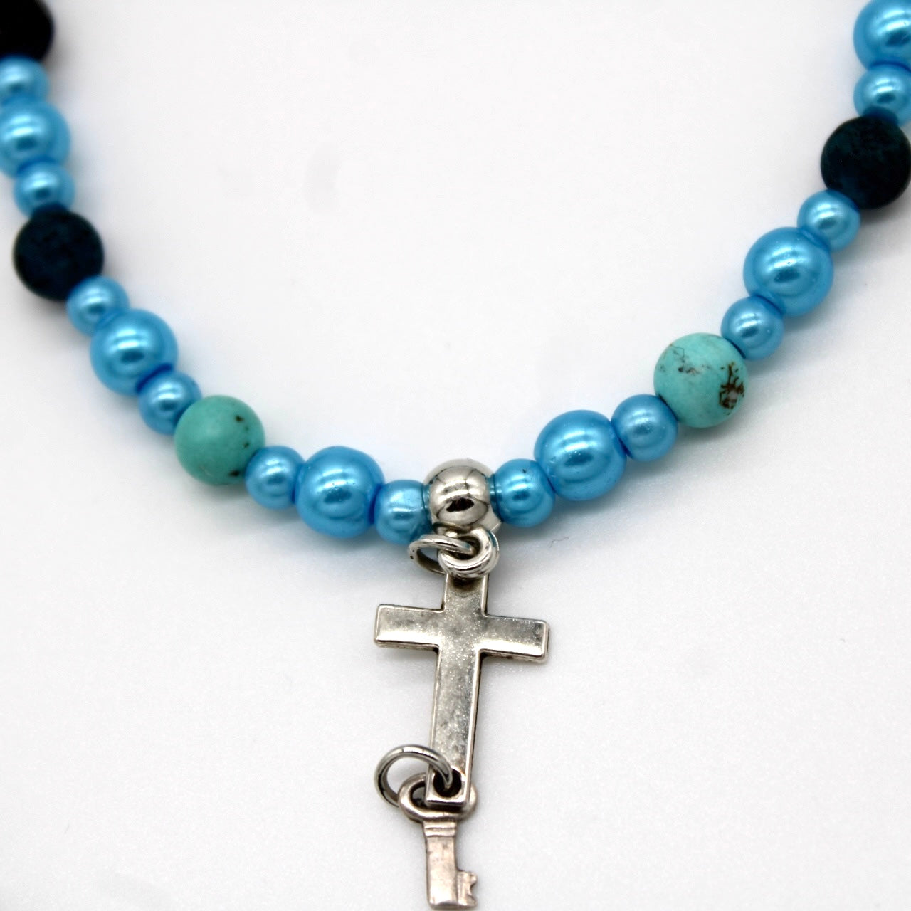 Couple’s Matching Cross Necklaces – Exclusive One-of-a-Kind Set