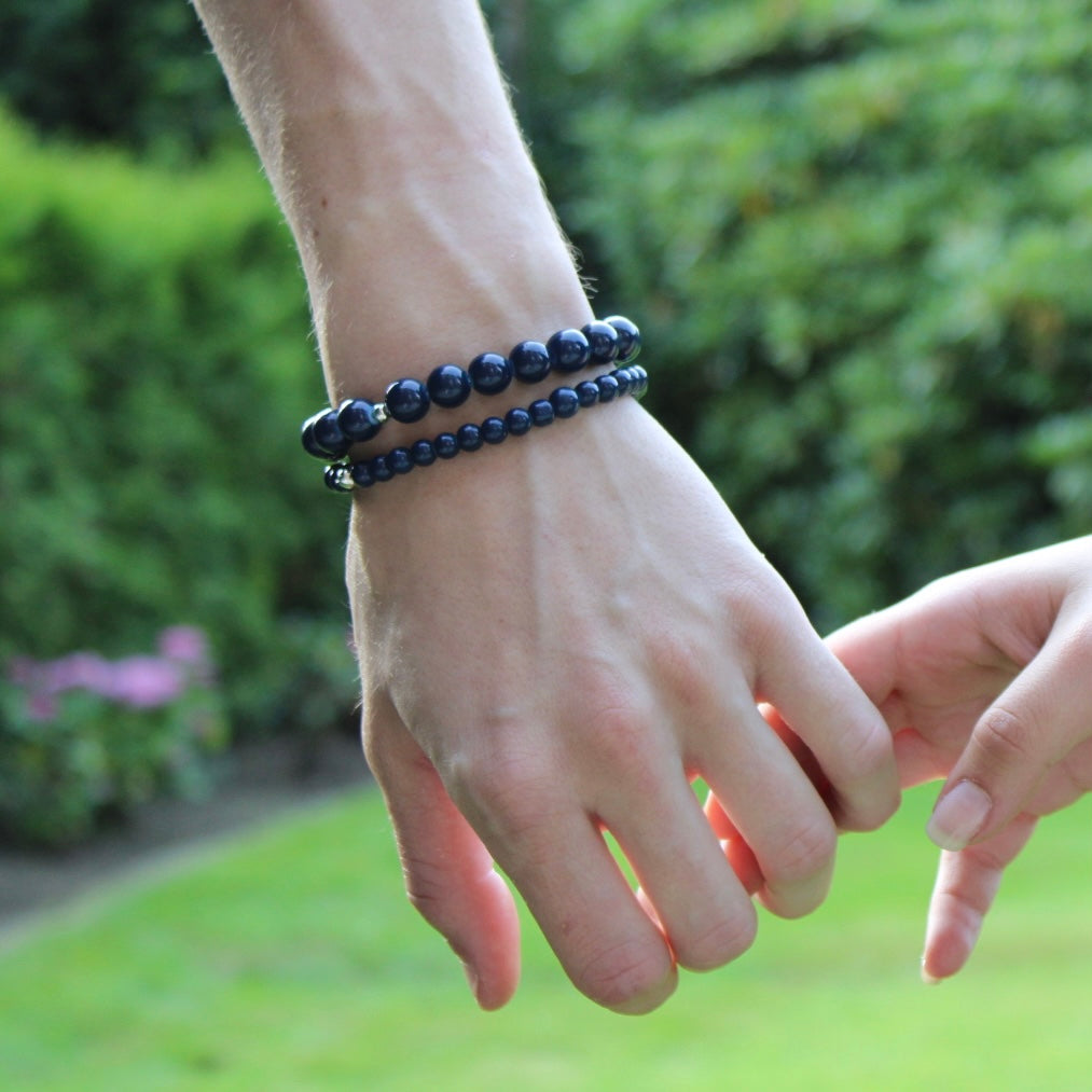 Pair of Ceramic Beaded Stretch Bracelets