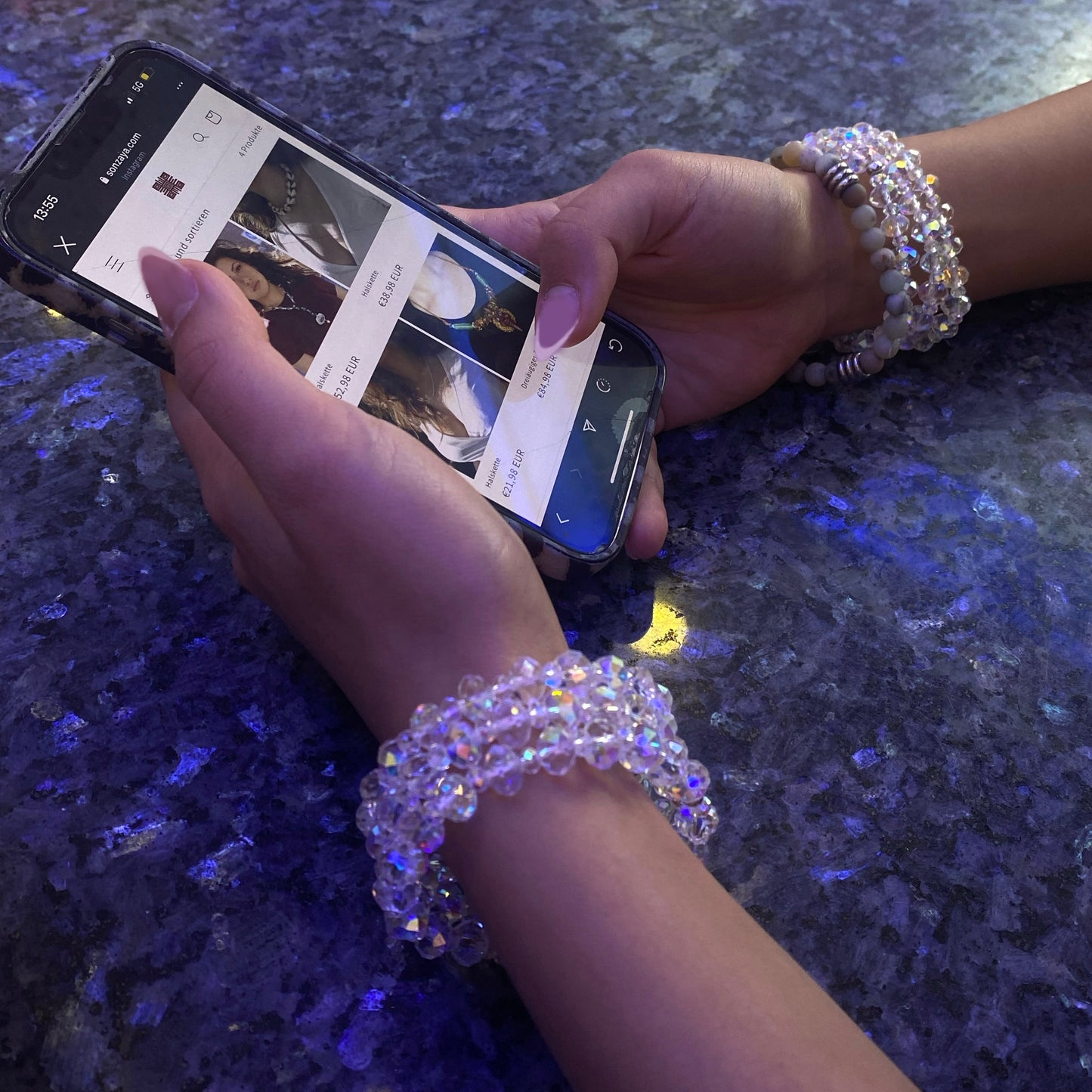 Glass bracelets