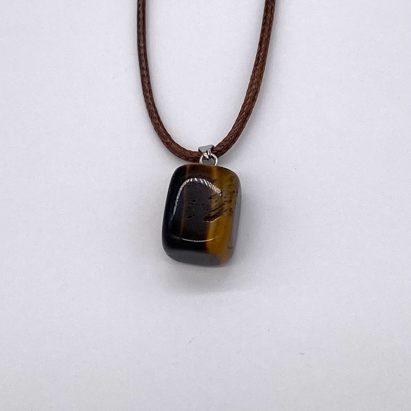 Natural Stone Duo Pendant Necklaces