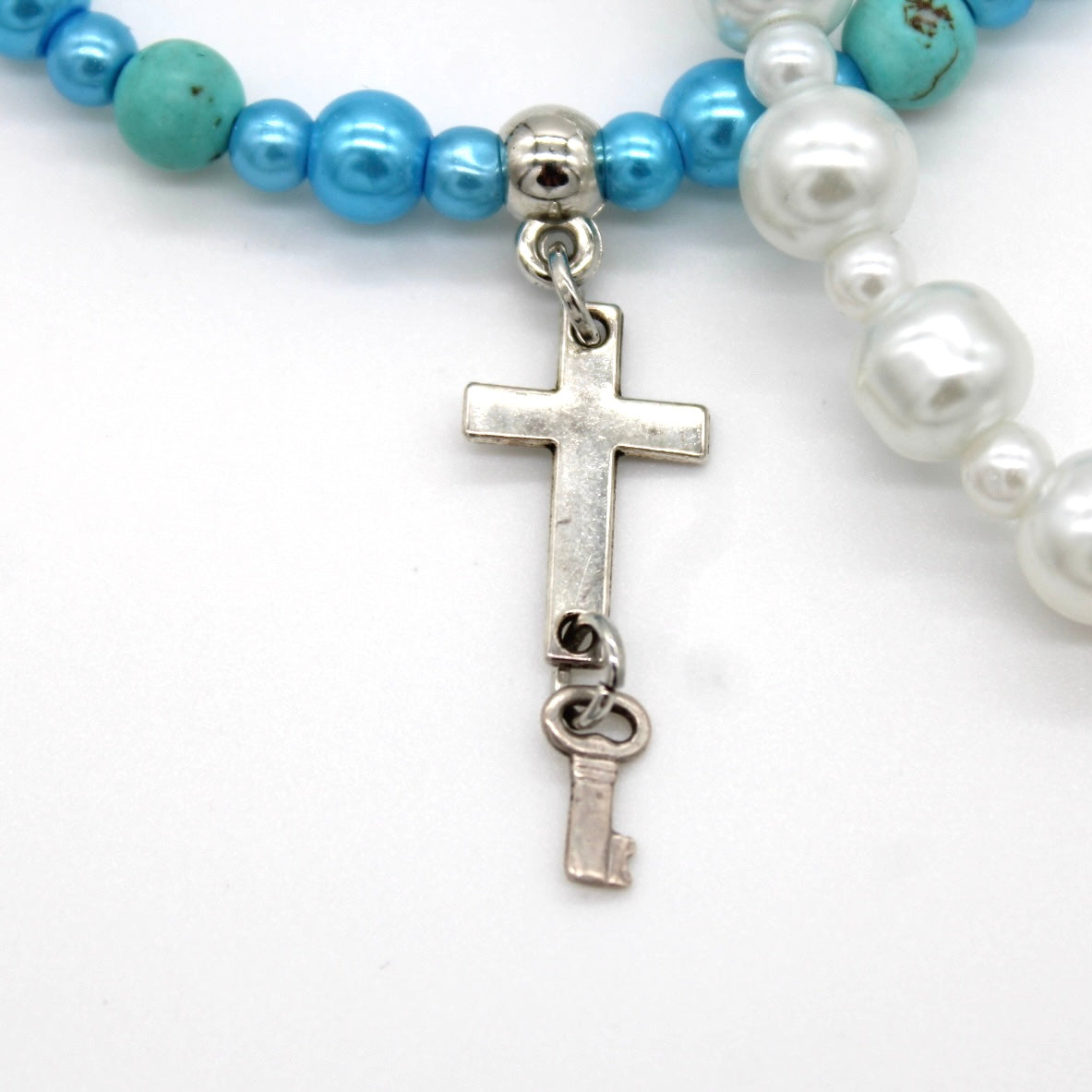 Couple’s Matching Cross Necklaces – Exclusive One-of-a-Kind Set